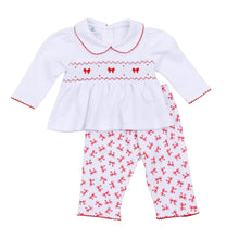  Scarlett Bows Smocked 2pc Pant Set - Magnolia Baby2pc Pant Set