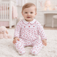 Scarlett Bows Smocked Footie - Magnolia BabyFootie