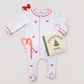 Scarlett Bows Christmas Footie Gift Set