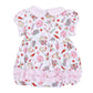 School Day Sweetness Collared Short Sleeve Bubble - Pink - Magnolia BabyBubble