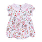 School Day Sweetness Collared Short Sleeve Bubble - Pink - Magnolia BabyBubble