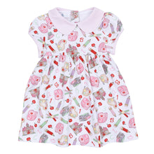  School Day Sweetness Collared Short Sleeve Dress - Pink - Magnolia BabyDress