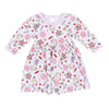 School Day Sweetness Long Sleeve Dress - Pink - Magnolia BabyDress