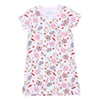 School Day Sweetness Short Sleeve Nightdress - Pink - Magnolia BabyNightdress
