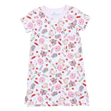  School Day Sweetness Short Sleeve Nightdress - Pink - Magnolia BabyNightdress