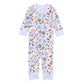School Day Sweetness Zip Pajamas - Light Blue - Magnolia BabyZipper Pajamas
