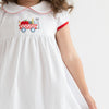 School Wagon Applique Collared Dress - Magnolia BabyDress