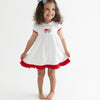 School Wagon Applique Collared Dress - Magnolia BabyDress