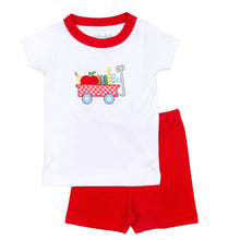  School Wagon Applique Short Pajamas - Magnolia BabyShort Pajamas