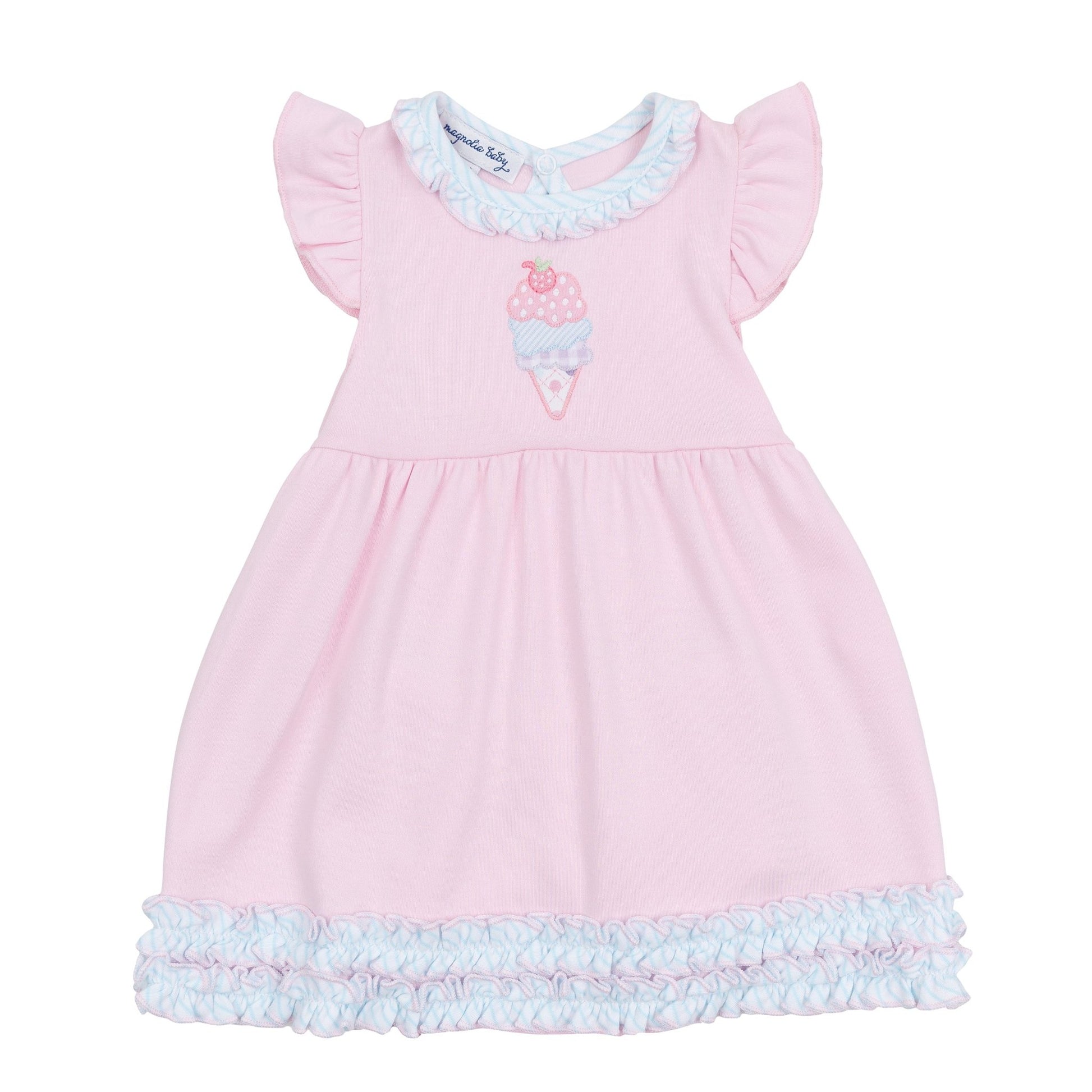 Scoops of Fun Applique Dress - Magnolia BabyDress
