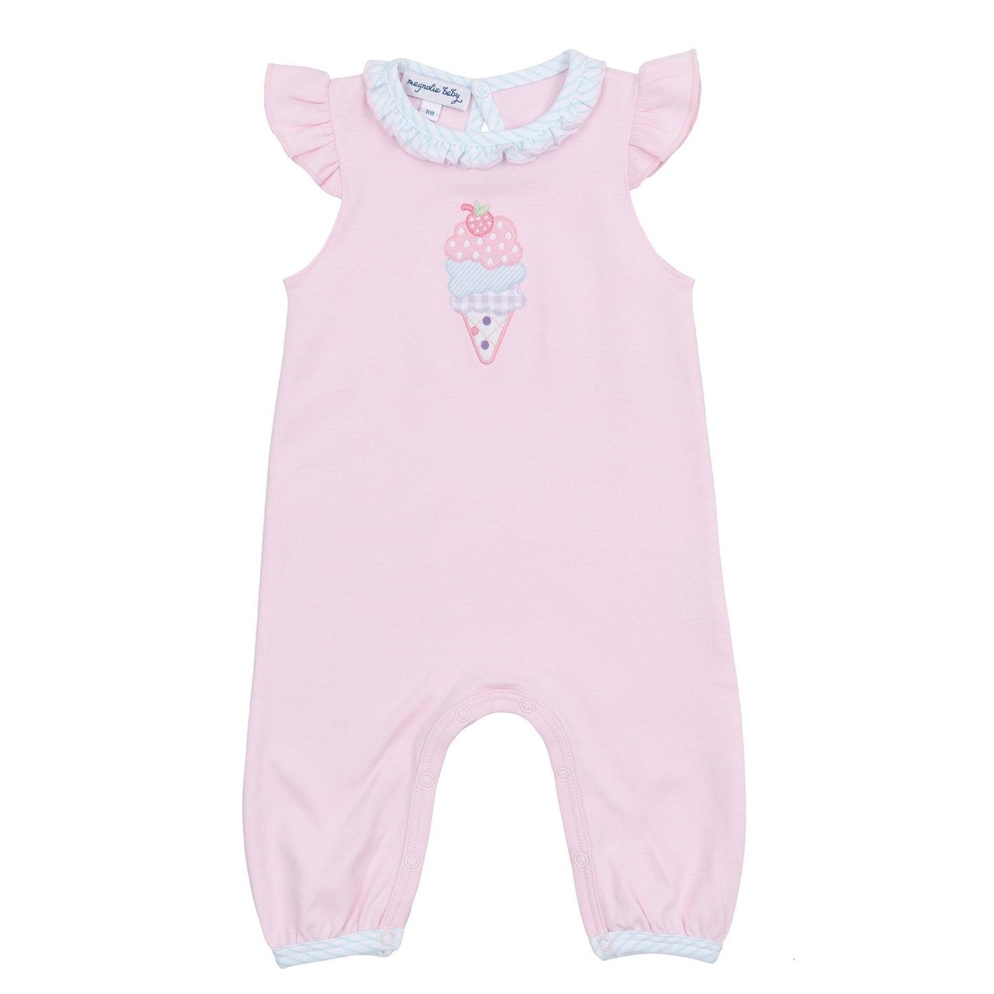 Scoops of Fun Applique Playsuit - Magnolia BabyPlaysuit
