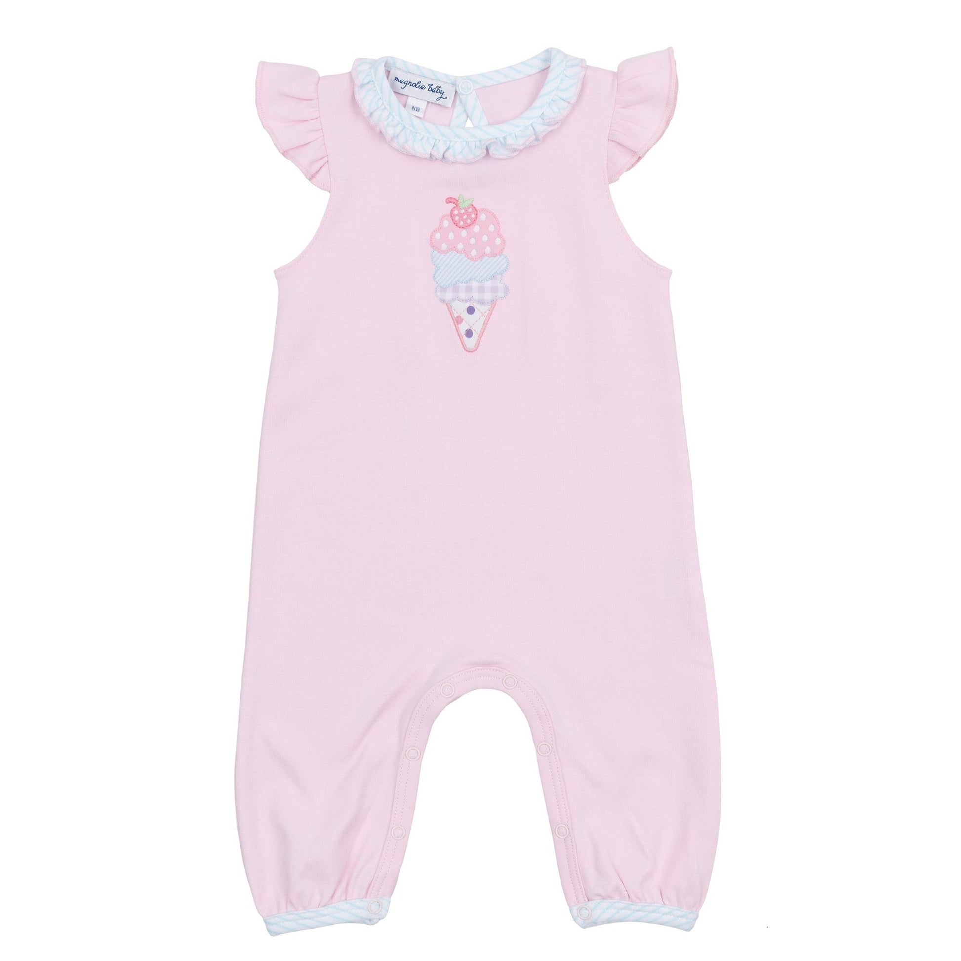 Scoops of Fun Applique Playsuit - Magnolia BabyPlaysuit