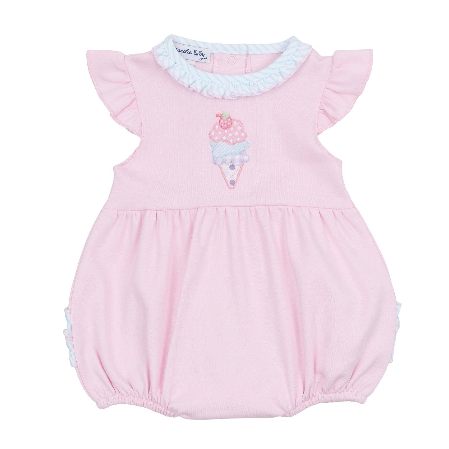 Scoops of Fun Applique Ruffle Bubble - Magnolia BabyBubble