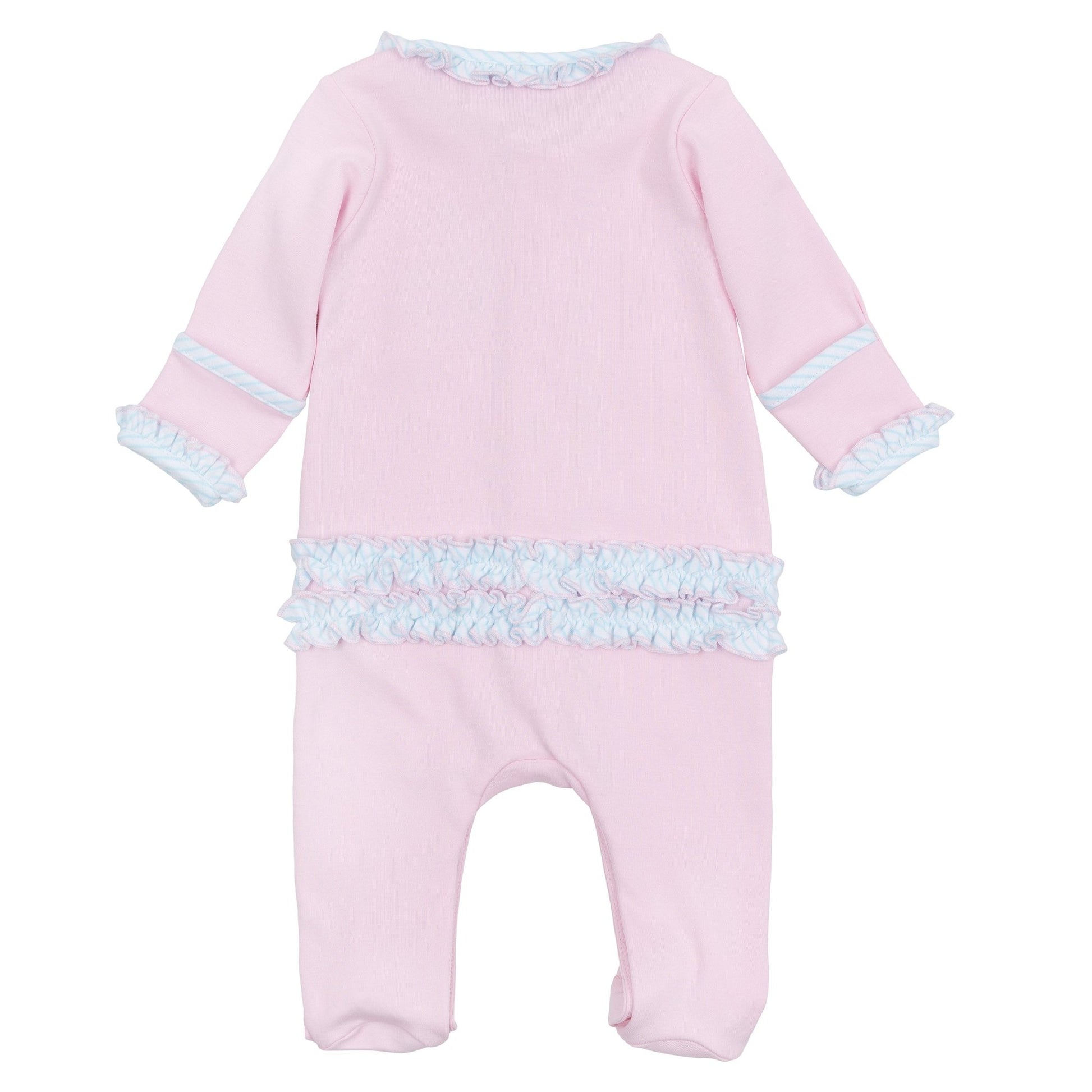 Scoops of Fun Applique Ruffle Footie - Magnolia BabyFootie