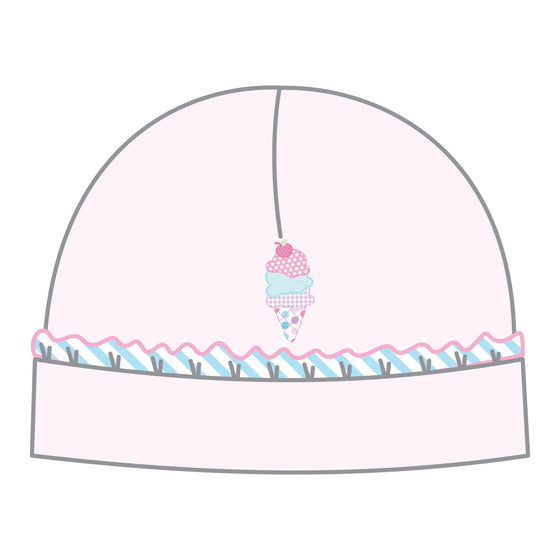 Scoops of Fun Applique Ruffle Hat - Magnolia BabyHat