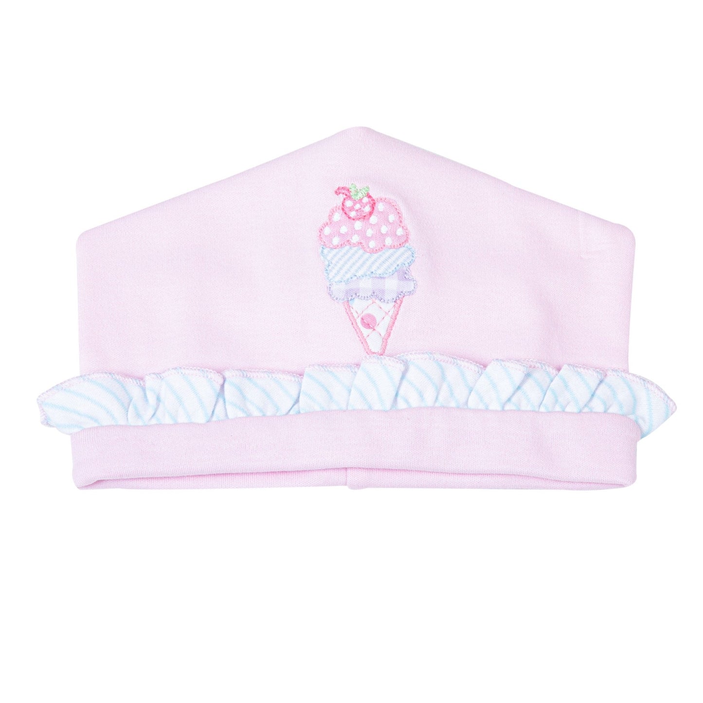 Scoops of Fun Applique Ruffle Hat - Magnolia BabyHat