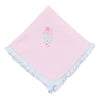 Scoops of Fun Applique Ruffle Receiving Blanket - Magnolia BabyReceiving Blanket