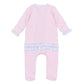 Scoops of Fun Applique Ruffle Zip Footie - Magnolia BabyFootie