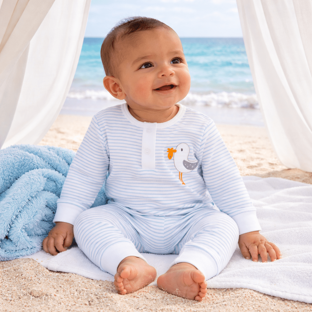 Seabird Shores Applique 2pc Pant Set - Magnolia Baby2pc Pant Set