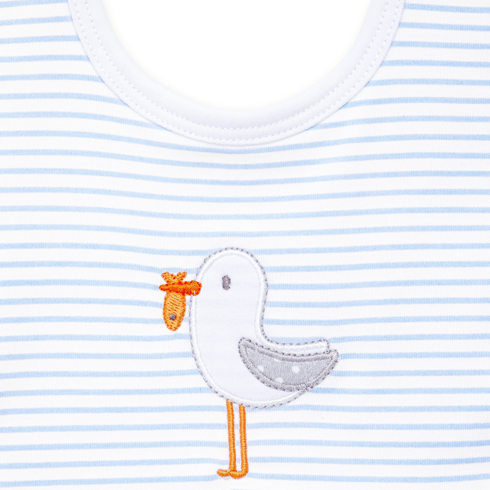 Seabird Shores Applique Bib - Magnolia BabyBib