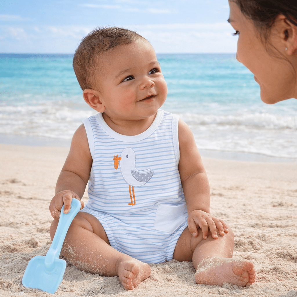 Seabird Shores Applique Bubble - Magnolia BabyBubble