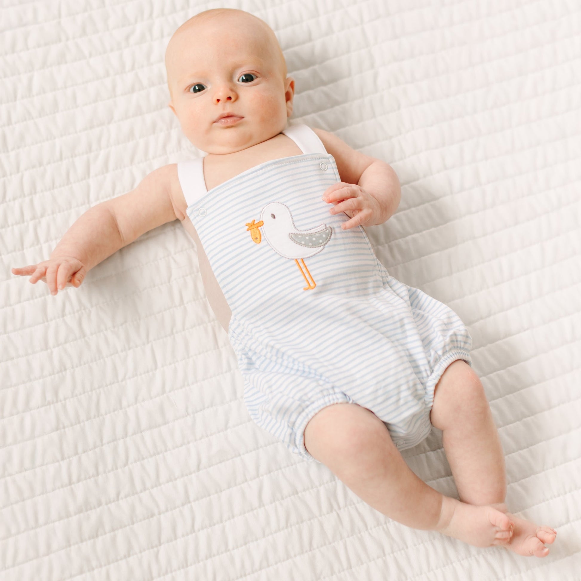 Seabird Shores Applique Criss - Cross Bubble - Magnolia BabyBubble