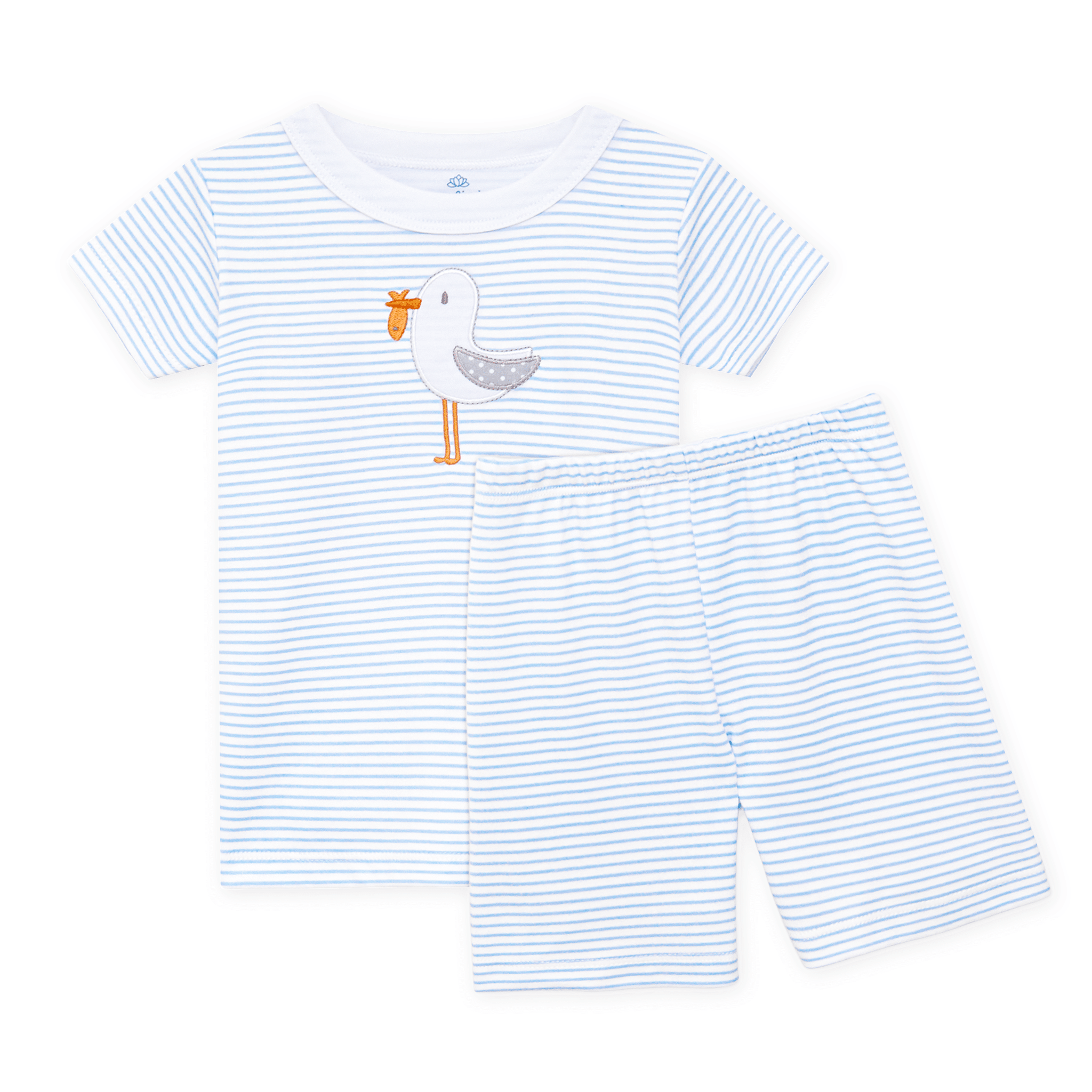 Seabird Shores Applique Short Pajamas - Magnolia BabyShort Pajamas