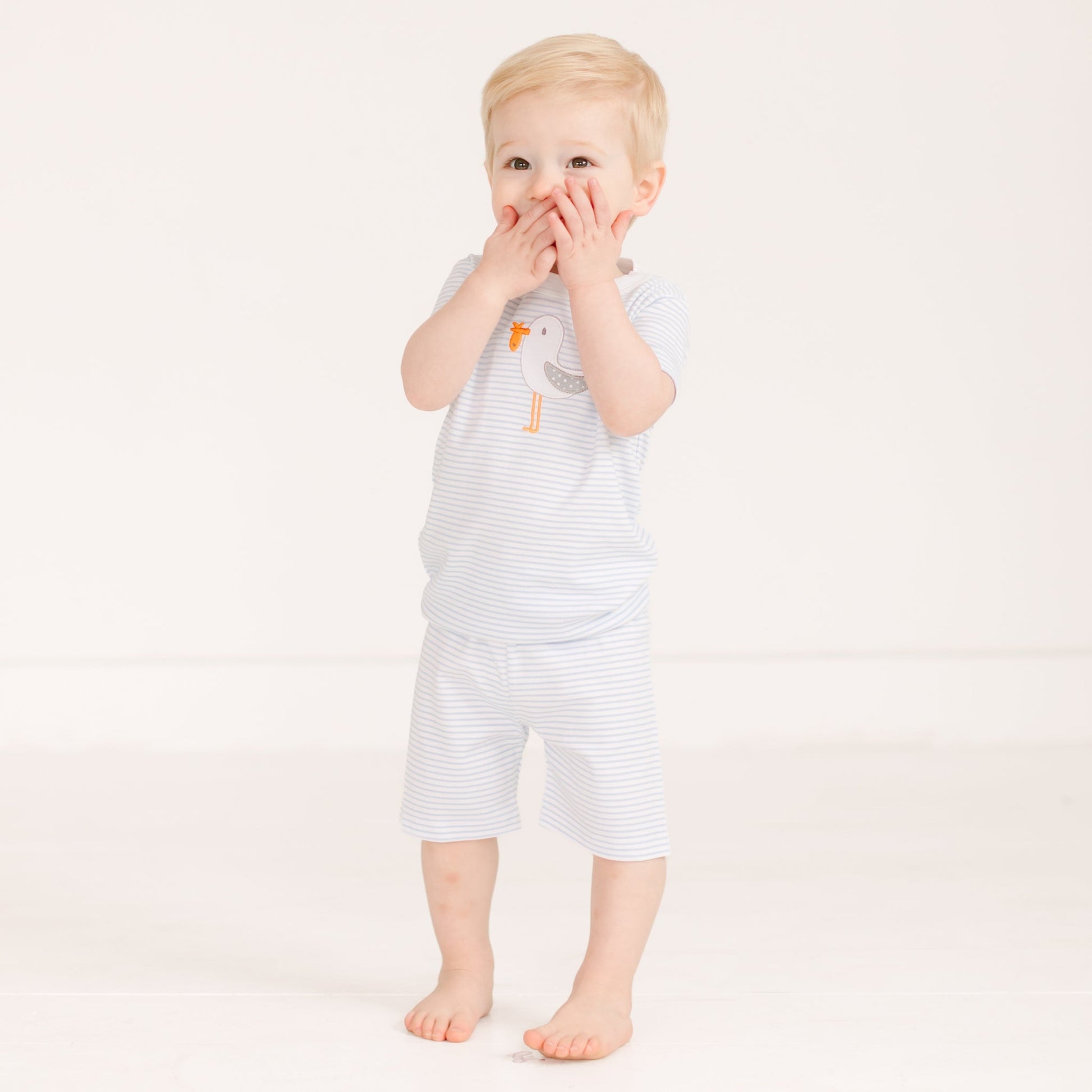 Seabird Shores Applique Short Pajamas - Magnolia BabyShort Pajamas
