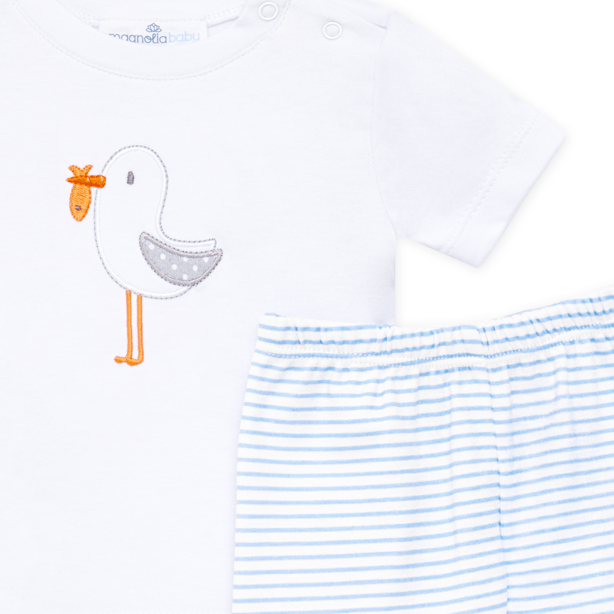 Seabird Shores Applique Short Set - Magnolia BabyShort Set