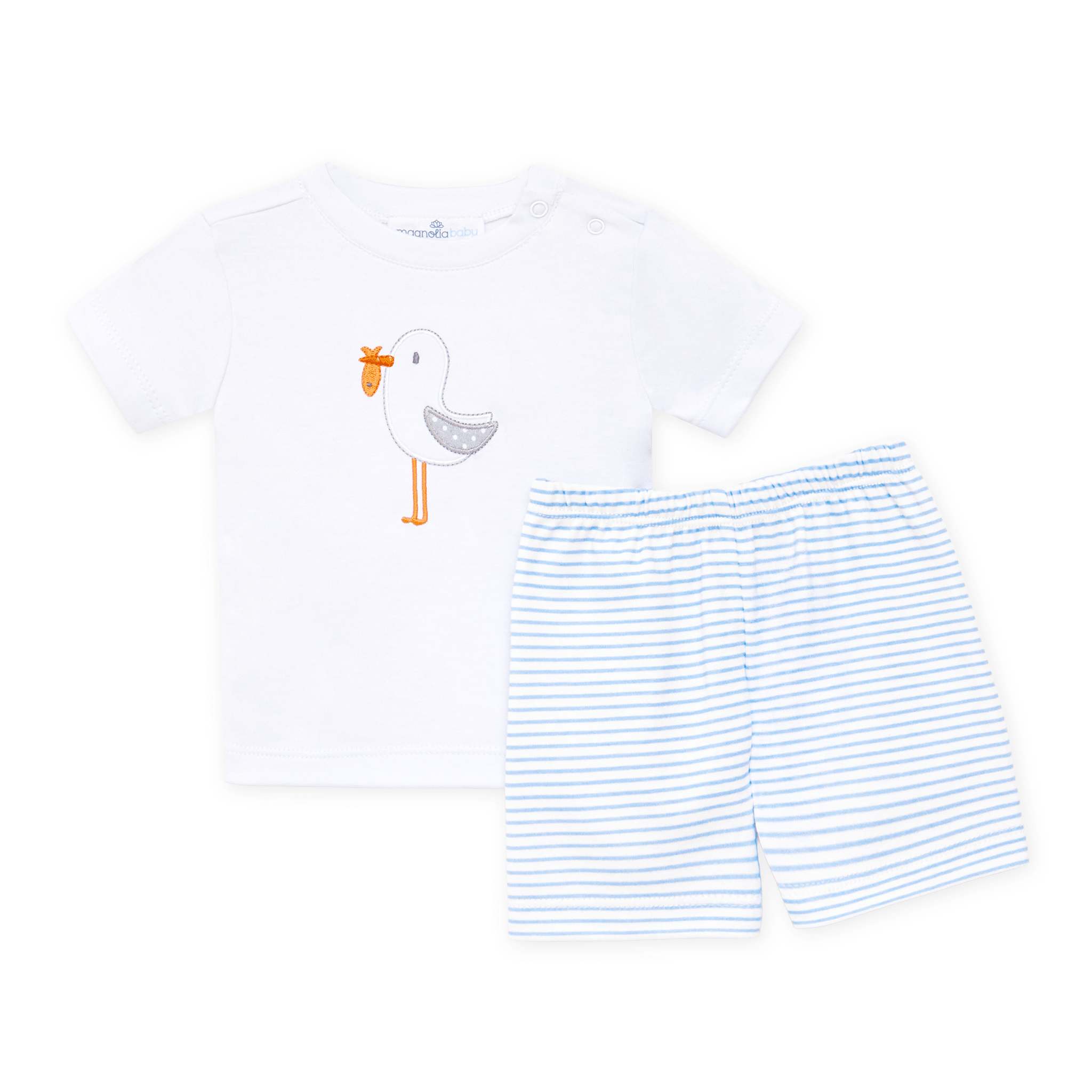 Seabird Shores Applique Short Set - Magnolia BabyShort Set