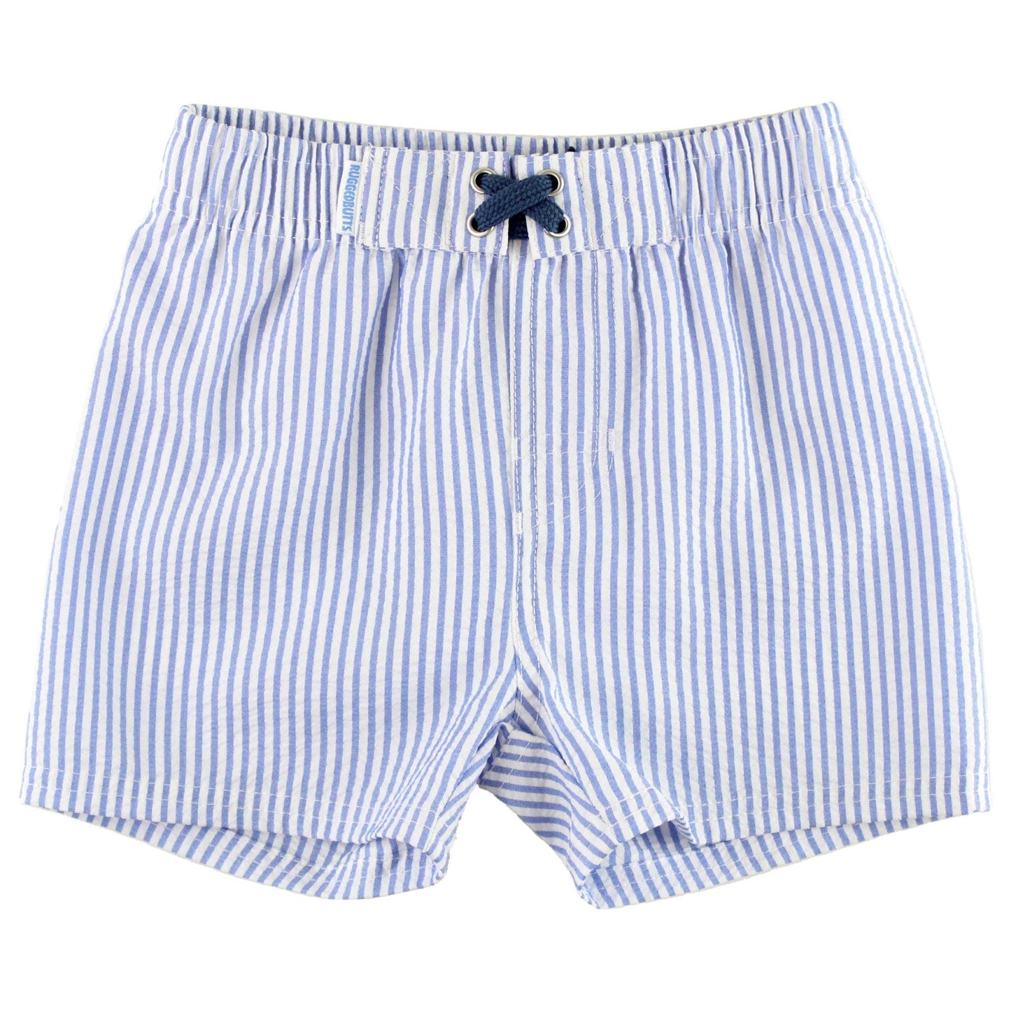 Seersucker Swim Trunks - Blue Periwinkle Stripe - Magnolia BabySwim Trunks