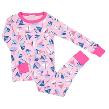  Set Sail Pink Long Pajamas - Magnolia BabyLong Pajamas