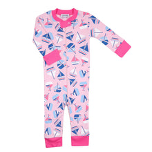  Set Sail Pink Zip Pajamas - Magnolia BabyZipper Pajamas