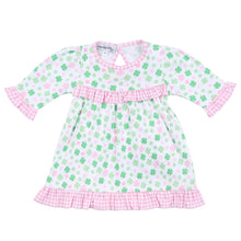  Shamrock Cutie Pink Printed Ruffle Long Sleeve Toddler Dress - Magnolia BabyDress