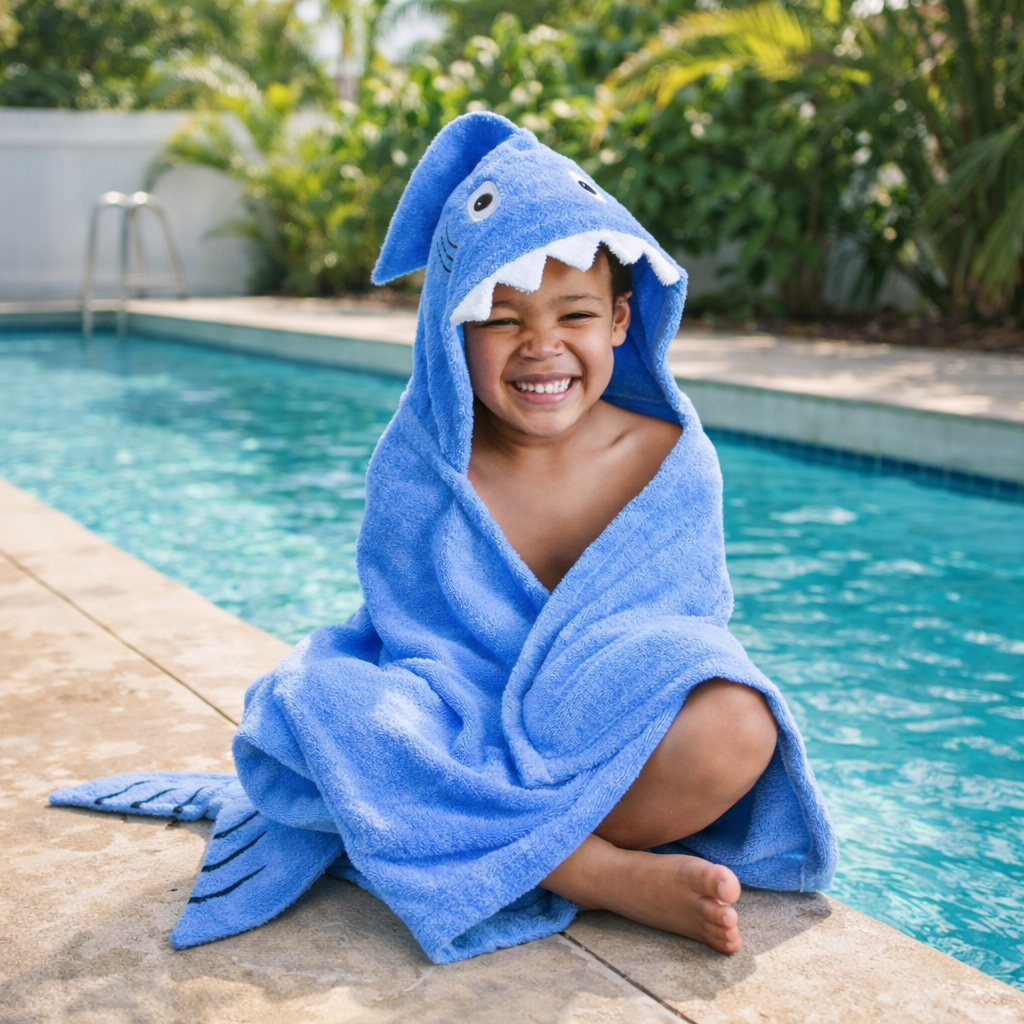 Shark Hooded Towel - Magnolia BabyHooded Towel