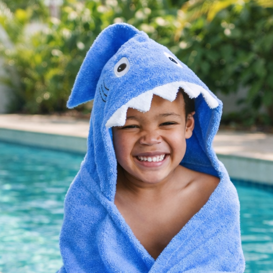 Shark Hooded Towel - Magnolia BabyHooded Towel