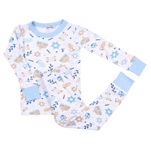  Shine Bright Blue Long Pajamas - Magnolia BabyLong Pajamas