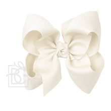  Signature Bow on Alligator Clip - Antique White - Magnolia BabyBow