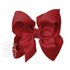 Signature Bow on Alligator Clip - Cranberry - Magnolia BabyBow