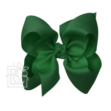  Signature Bow on Alligator Clip - Forest Green - Magnolia BabyBow