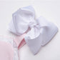 Signature Bow on Alligator Clip - White - Magnolia BabyBow