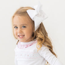  Signature Bow on Alligator Clip - White - Magnolia BabyBow