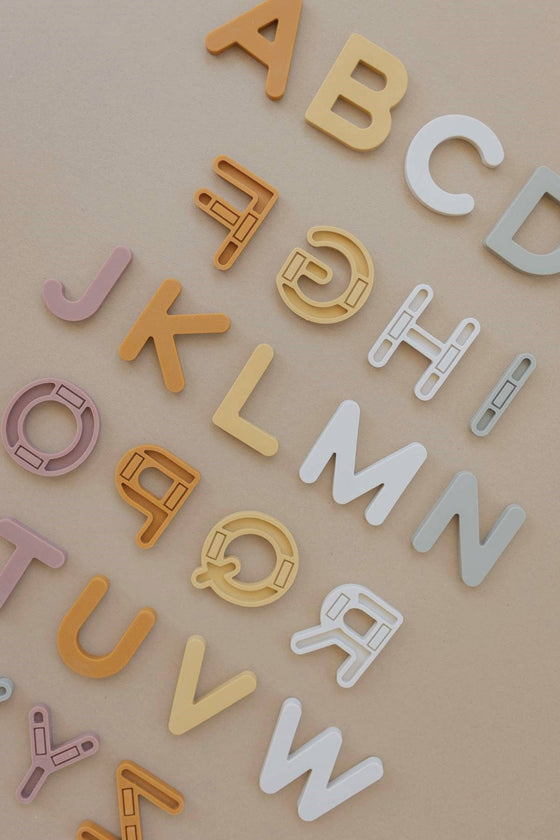Silicone Alphabet Magnets - Magnolia BabyActivity Toys