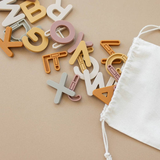 Silicone Alphabet Magnets - Magnolia BabyActivity Toys