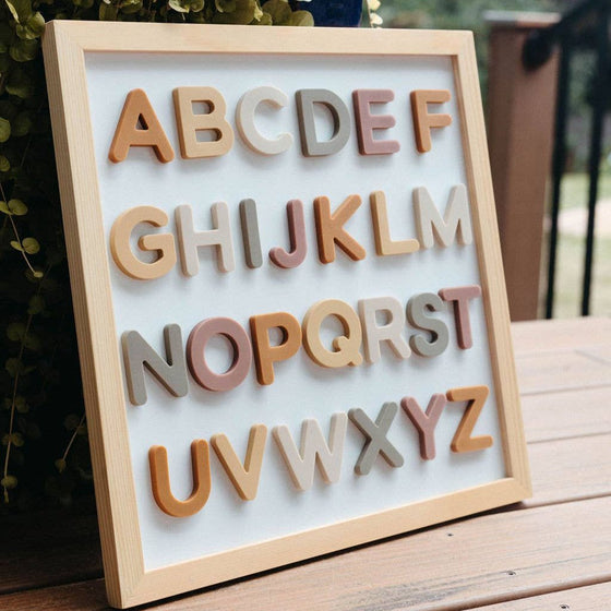 Silicone Alphabet Magnets - Magnolia BabyActivity Toys