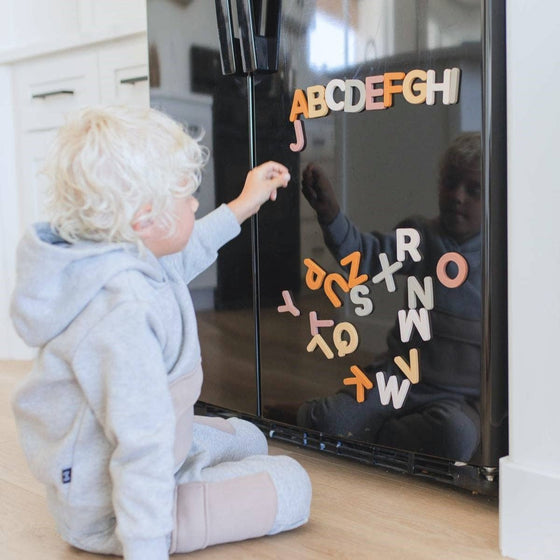 Silicone Alphabet Magnets - Magnolia BabyActivity Toys