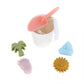 Silicone Beach Bucket and Sand Toys Gift Set - Magnolia BabyBeach Toys