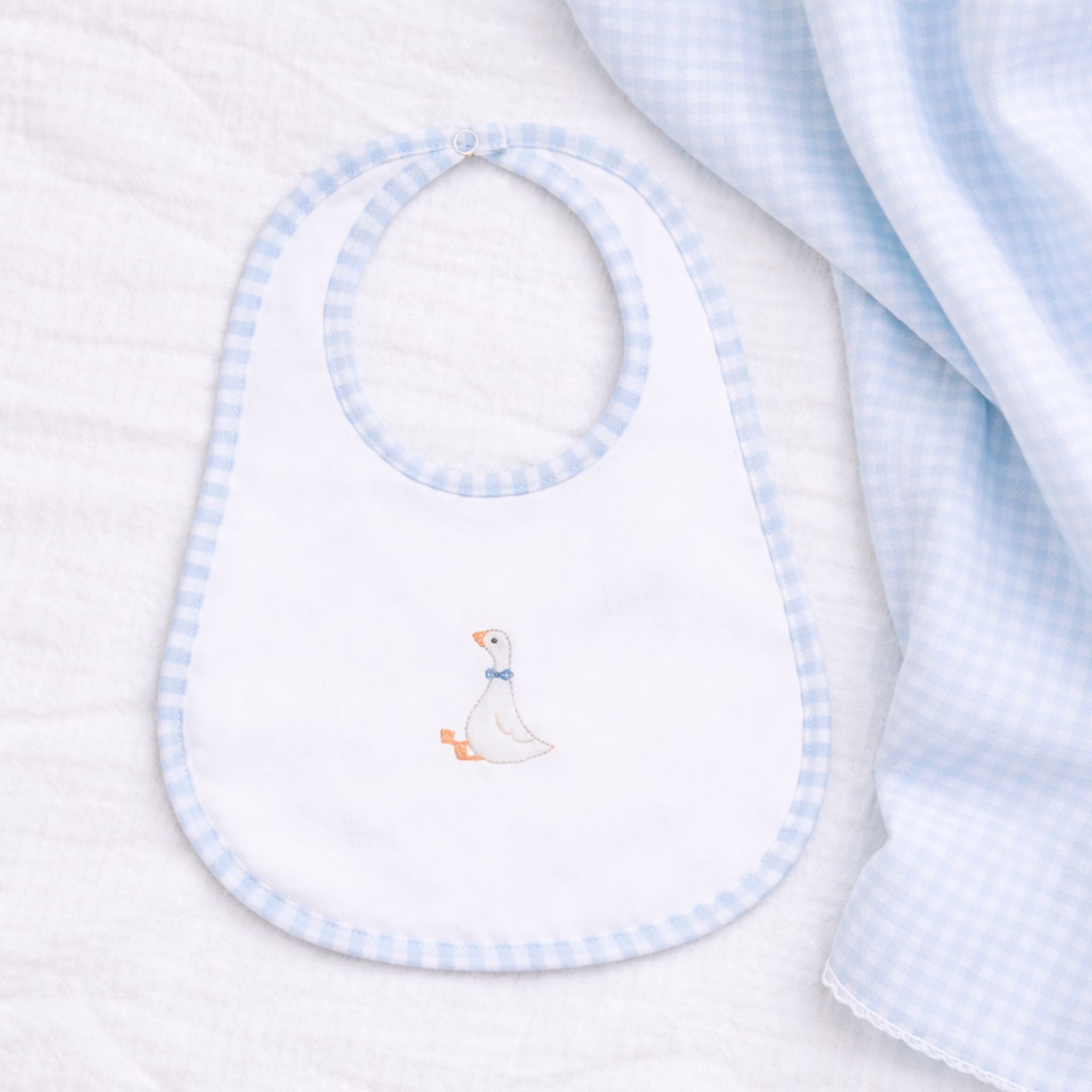Silly Goose Bib - Light Blue - Magnolia BabyBib