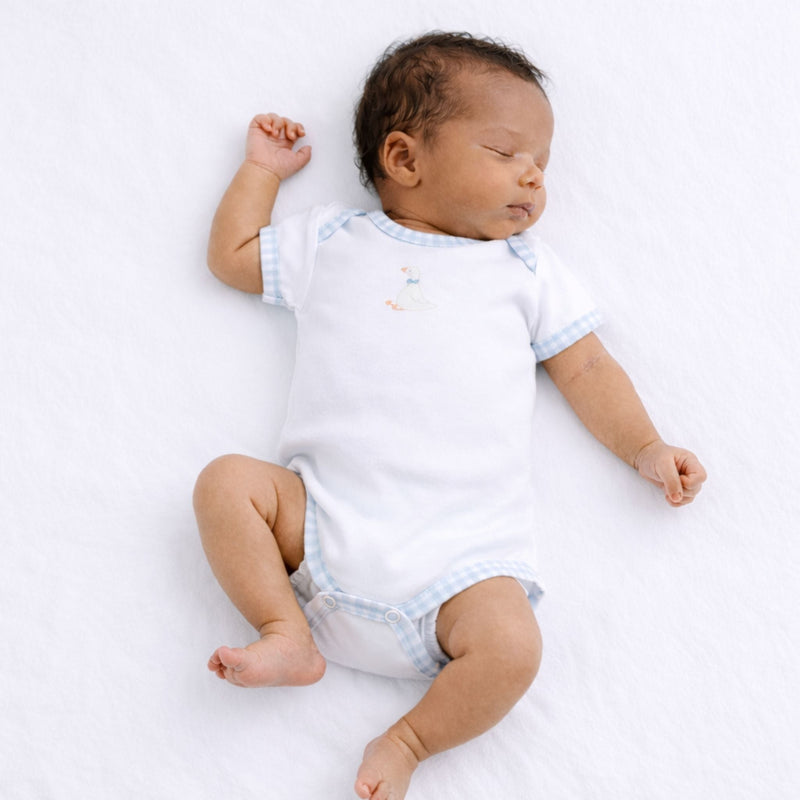 Silly Goose Bodysuit - Light Blue - Magnolia BabyBodysuit