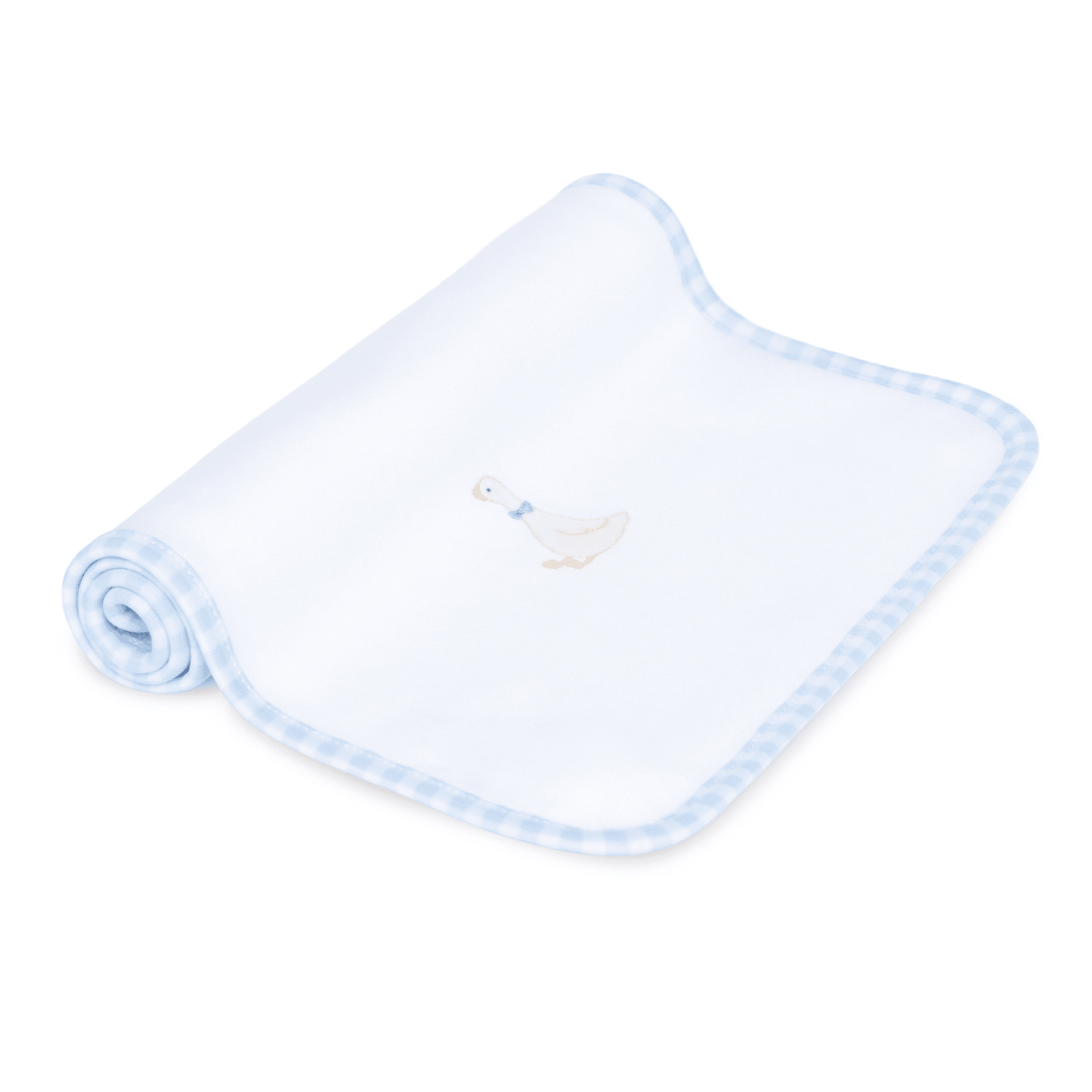 Silly Goose Burp Cloth - Light Blue - Magnolia BabyBurp Cloth